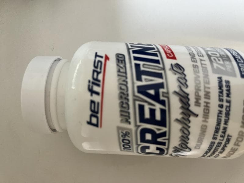 Be First Креатин Creatine Monohydrate Capsules 120 — фото из отзыва «Хороший помощник»