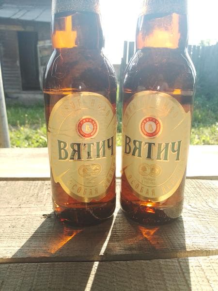 Пиво "Вятич" — фото из отзыва «Очень вкусное светлое пиво из Кирова.»