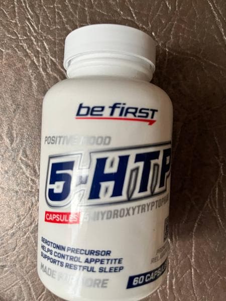 Be First 5-HTP (5-гидрокситриптофан) 60 капсул — фото из отзыва «Помимо спортивных целей отличное влияние на нервную систему»