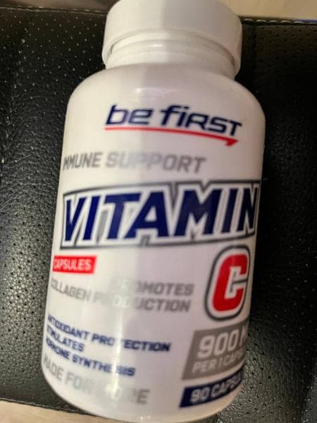 Be First Vitamin C, 90 капсул — фото из отзыва «Витамин С принимаем всей семьей»