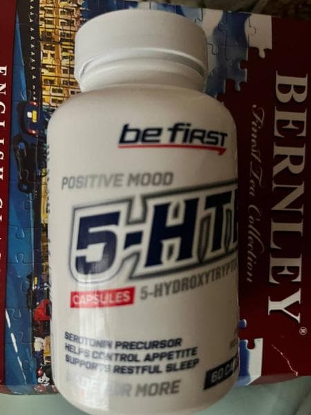Be First 5-HTP (5-гидрокситриптофан) 60 капсул — фото из отзыва «Триптофан - предшественник гормона счастья»