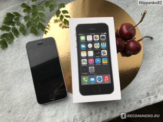 Телефон Apple iphone 5s — фото из отзыва «Один из лучших телефонов»