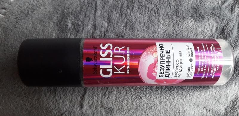 Экспресс-кондиционер Schwarzkopf Gliss Kur — фото из отзыва «Один из лучших спреев несмывашек»