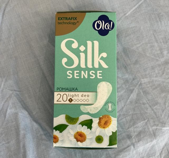 OLA! Silk Sence Light Deo Ромашка — фото из отзыва «Ультратонкие ежедневки под любую форму белья»