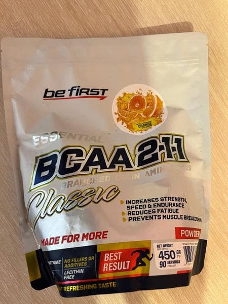 Be First BCAA 2:1:1 Powder 450 гр — фото из отзыва «На долго мне хватает»