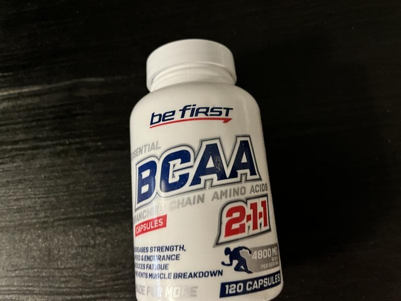 Be First BCAA Capsules, 120 капсул — фото из отзыва «Хороший бцаа, но капсул мало»