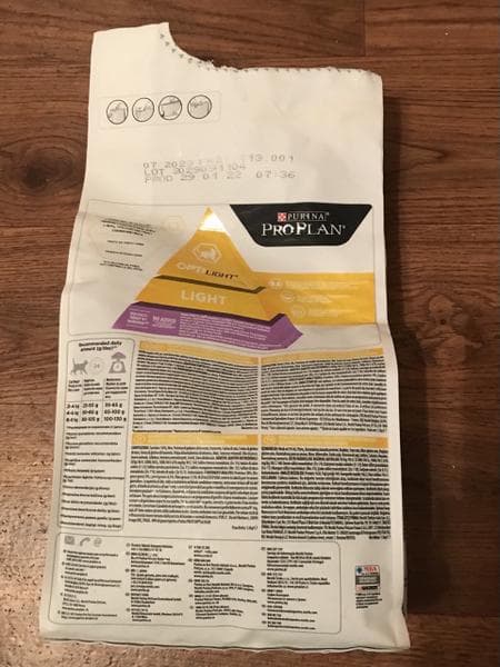 Сухой Корм Purina Pro Plan Light для кошек — фото из отзыва «Профессиональный корм для кошек с проблемами лишнего веса» (3 из 6)