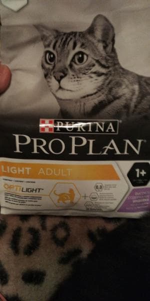 Сухой Корм Purina Pro Plan Light для кошек — фото из отзыва «Профессиональный корм для кошек с проблемами лишнего веса» (4 из 6)