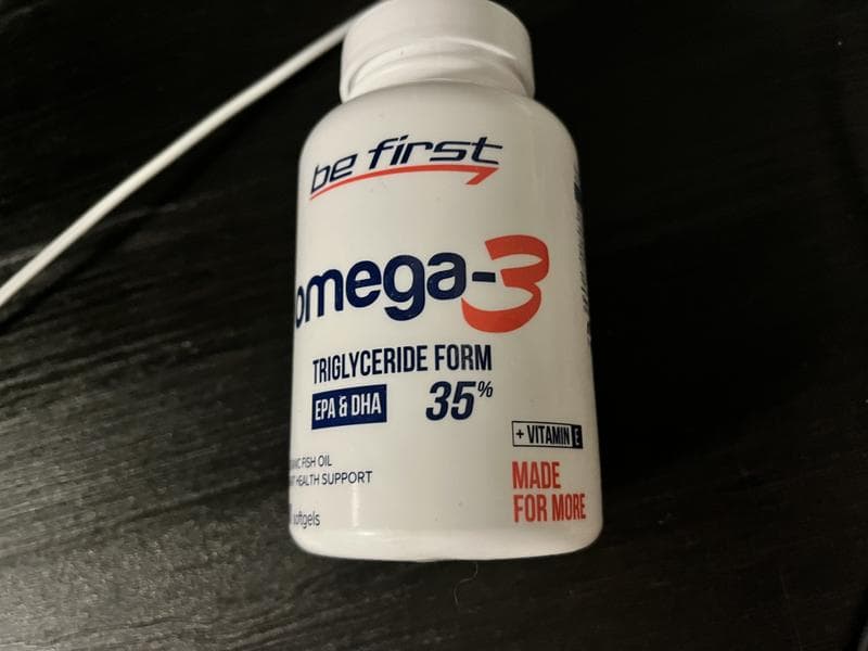 Be first omega 3 — фото из отзыва «С супругой на пару принимаем эту омегу»