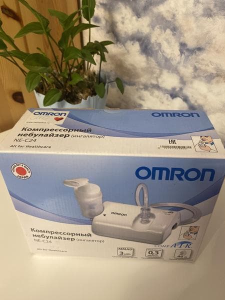 Небулайзер OMRON Comp AIR C24 — фото из отзыва «Полезная вещь в доме.» (1 из 4)
