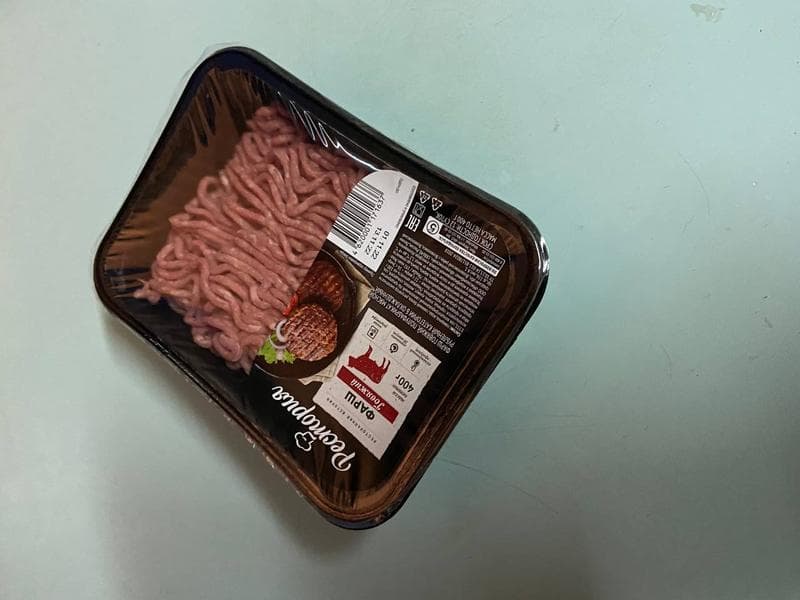 Фарш говяжий от Рестория — фото из отзыва «Качественный и вкусный фарш.»