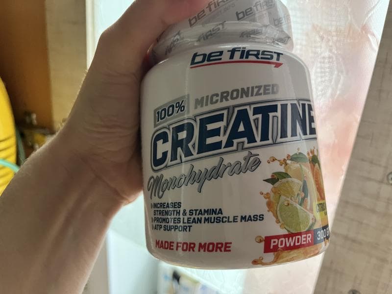 Be First Креатин Creatine Micronized Powder 300 гр — фото из отзыва «Вкусно как доя меня так и для мышц»