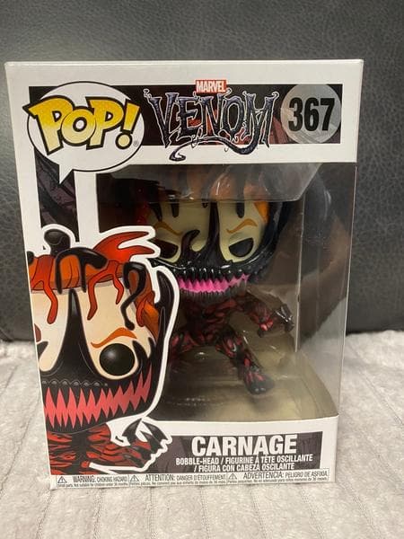 Фигурка FUNKO POP Venom Carnage 367 — фото из отзыва «Красивая, реалистичная фигурка для поклонников Venom'а.»