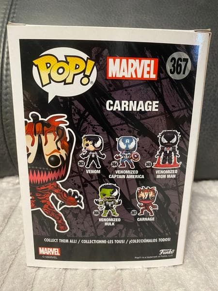 Фигурка FUNKO POP Venom Carnage 367 — фото из отзыва «Красивая, реалистичная фигурка для поклонников Venom'а.»