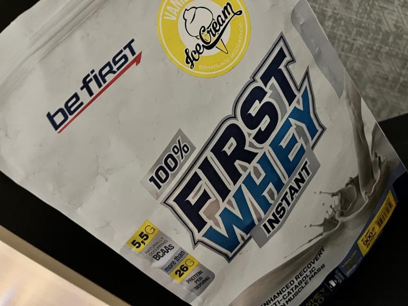 Be First First Whey Instant Сывороточный протеин — фото из отзыва «Самый вкусный прот»