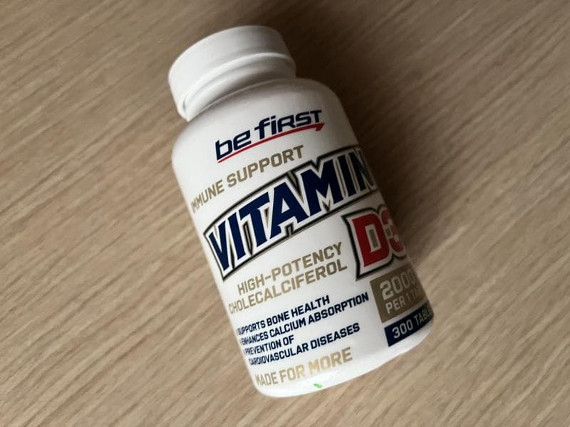 Be first vitamin D3 ( 300 таблеток) — фото из отзыва «Почти на год хватает»