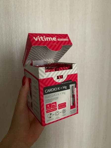 Vitime Aquastick CARDIO K + MG — фото из отзыва «Очень понравился этот комплекс для сердца» (2 из 2)