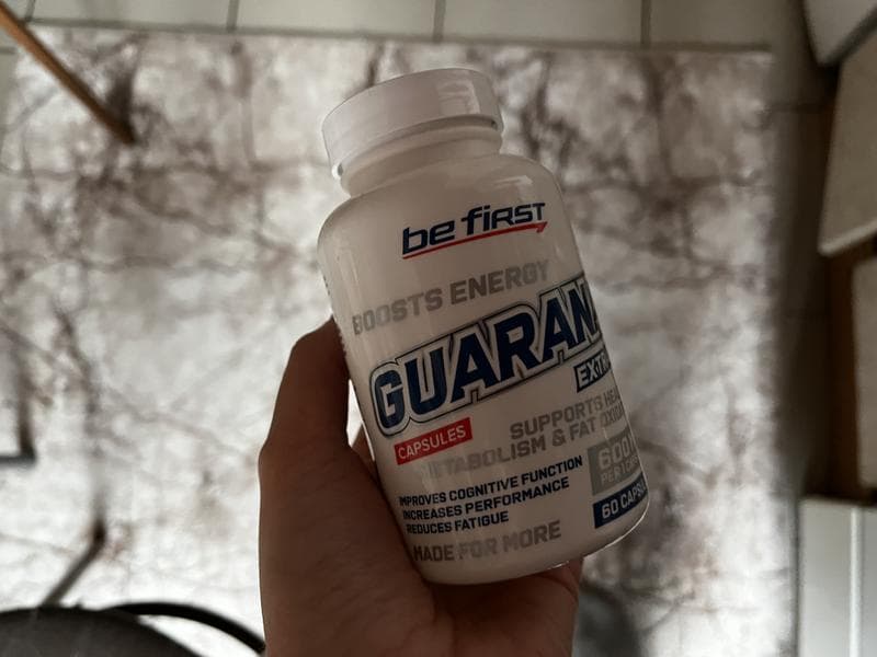 Be first guarana 60 капсул — фото из отзыва «Работается  лучше, энергия хоть есть»