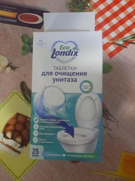 Чистящие таблетки Londix для унитаза — фото из отзыва «Экономичное средство хорошего качества» (5 из 5)