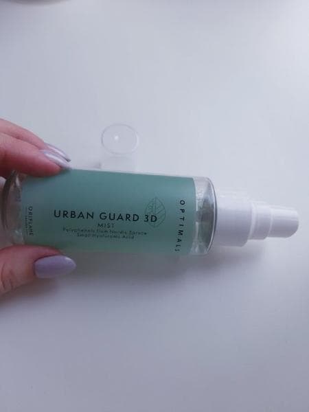 Спрей Oriflame Optimals urban guard 3D — фото из отзыва «Отличное решение для увлажнения кожи» (2 из 4)