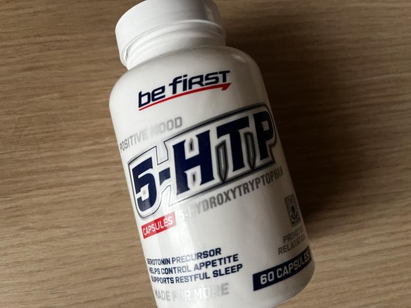 Be First 5-HTP (5-гидрокситриптофан) 60 капсул — фото из отзыва «Не уступает импортному аналогу»
