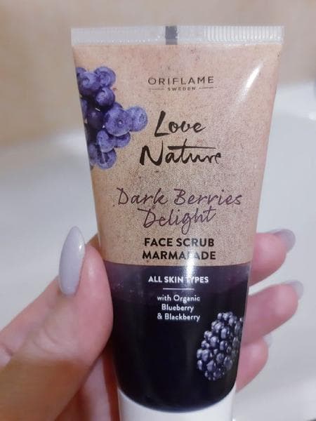 Скраб Oriflame Dark Berries Delight — фото из отзыва «Отличный мягкий скраб» (4 из 4)