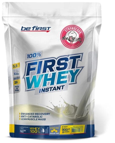 Be First First Whey Instant Сывороточный протеин — фото из отзыва «Отличный результат после приема и вкус.»