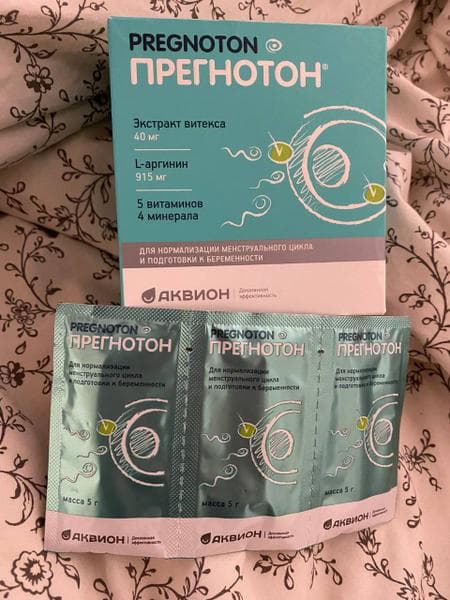 Прегнотон (Pregnoton) — фото из отзыва «Гиперчувствительный гормональный фон, были сбои цикла даже и»