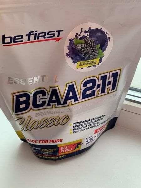 Be First BCAA 2:1:1 Powder 450 гр — фото из отзыва «В качестве не сомневаюсь»
