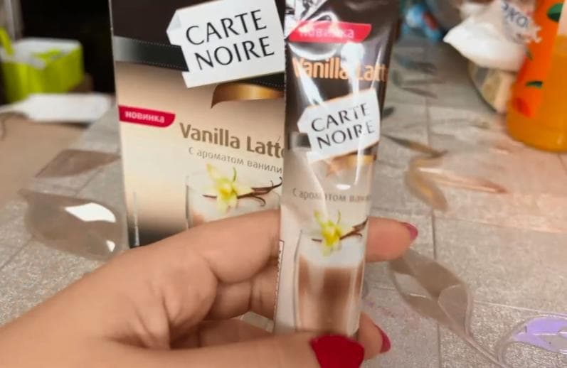 Кофе Carte Noire vanilla latte — фото из отзыва «Хороший кофеек для вкусного перерыва»