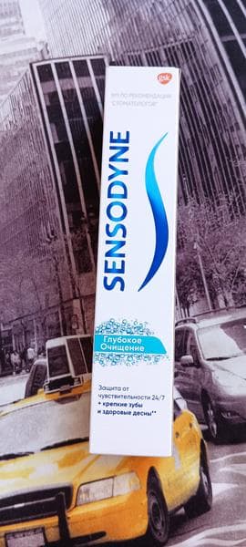 Зубная паста Sensodyne — фото из отзыва «Эффективно защищает зубы от кариеса» (1 из 6)