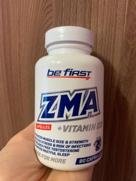 Be First ZMA + vitamin D3 90 капсул — фото из отзыва «Специальная добавка для людей ведущих активный образ жизни»