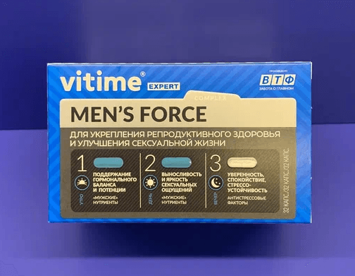 Комплекс VITime Expert  Men's Force — фото из отзыва «Отличный комплекс для мужчины!»