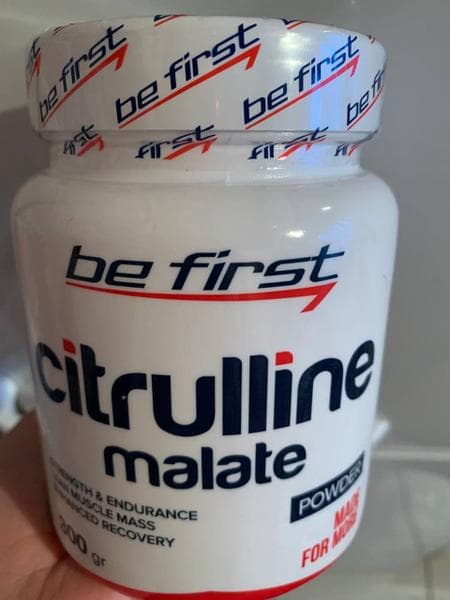 Be First Цитруллин Citrulline Malate Powder 300 гр — фото из отзыва «Гораздо более действенная вещь чем аргинин»