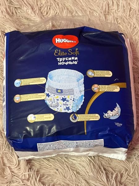 Huggies Elite Soft ночные — фото из отзыва «Просто суперские трусики на ночь» (2 из 5)