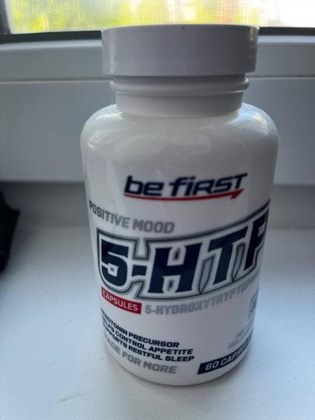 Be First 5-HTP (5-гидрокситриптофан) 60 капсул — фото из отзыва «Ничего плохого не скажу»