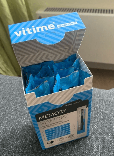 БАД Vitime MEMORY для активности мозга — фото из отзыва «Отличный комплекс!»