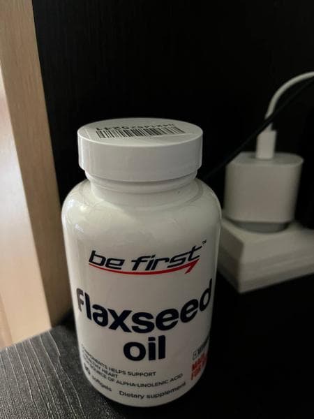 Be First Flaxseed Oil 90 гелевых капсул — фото из отзыва «На 3 месяца хватает»