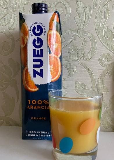Сок Zuegg апельсин 1л — фото из отзыва «Сок апельсин 100 % 1 л ZUEGG»
