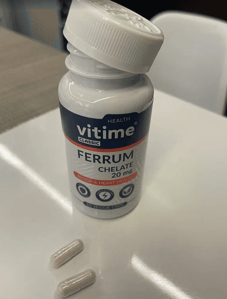 Комплекс Vitime classic ferrum chelate — фото из отзыва «Vitime classic ferrum chelate»