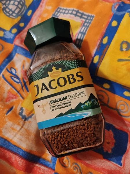 Растворимый кофе Jacobs Brazilian Selection — фото из отзыва «Растворимый кофе Jacobs Brazilian Selection помогает сохрани»
