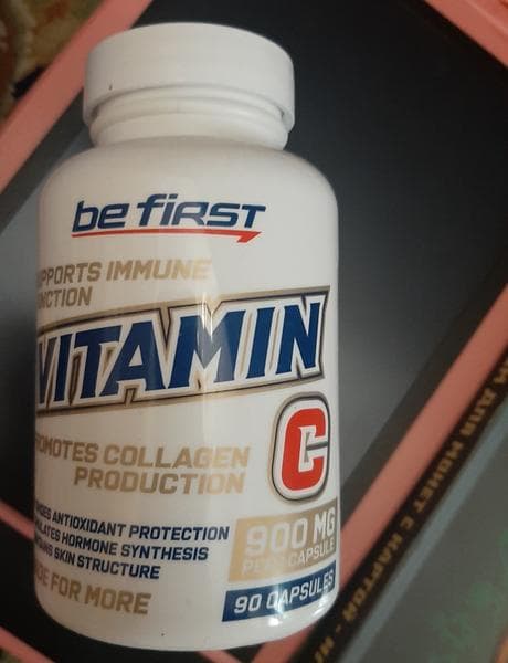 Be First Vitamin C, 90 капсул — фото из отзыва «Мощная дозировка в одной капсуле.»