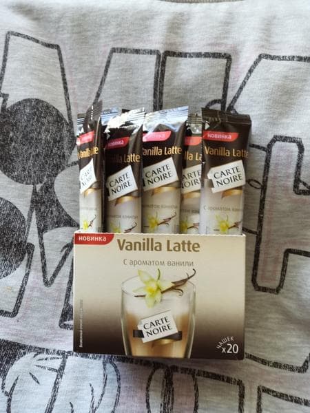 Кофе Carte Noire vanilla latte — фото из отзыва «Вкусный кофе для ленивцев»