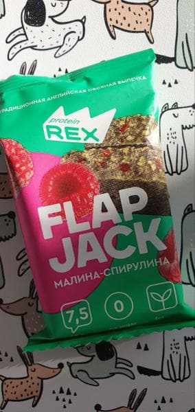 Овсяные протеиновые печенья  Флепджек ProteinRex — фото из отзыва «Сытный и вкусный перекус от ProteinREX»