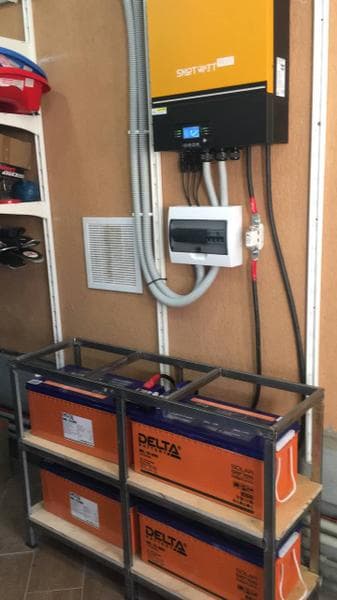 Инвертор SMARTWATT PLUS 6K on-line — фото из отзыва «Двойная польза»