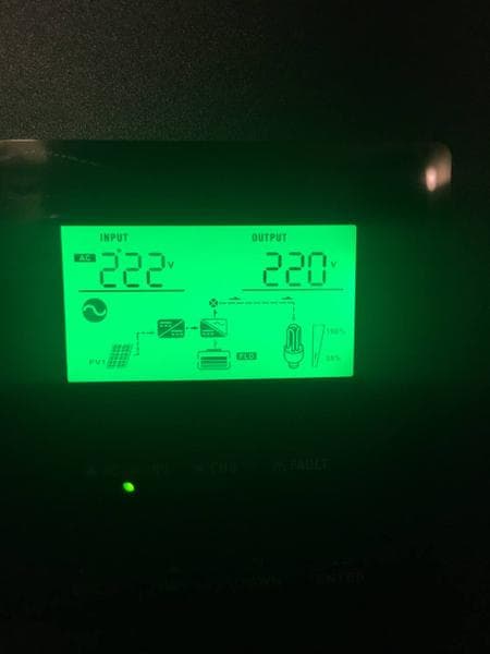 Инвертор SmartWatt HYBRID 5K PRO — фото из отзыва «Бесплатная электроэнергия»
