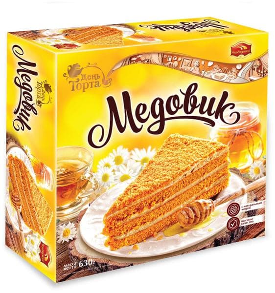 Торт "Медовик" Черемушки — фото из отзыва «Тает во рту, а не в руках!»