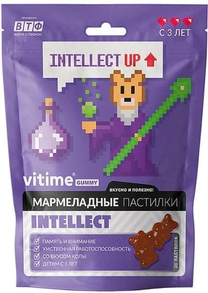 Vitime gummy INTELLECT (Интеллект) — фото из отзыва «Витаминный комплекс Vitime gummy INTELLECT»