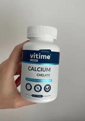 Комплекс Vitime Classic Calcium Chelate — фото из отзыва «Очень хорошо подействовал кальций в хелатной форме  Витайм к»