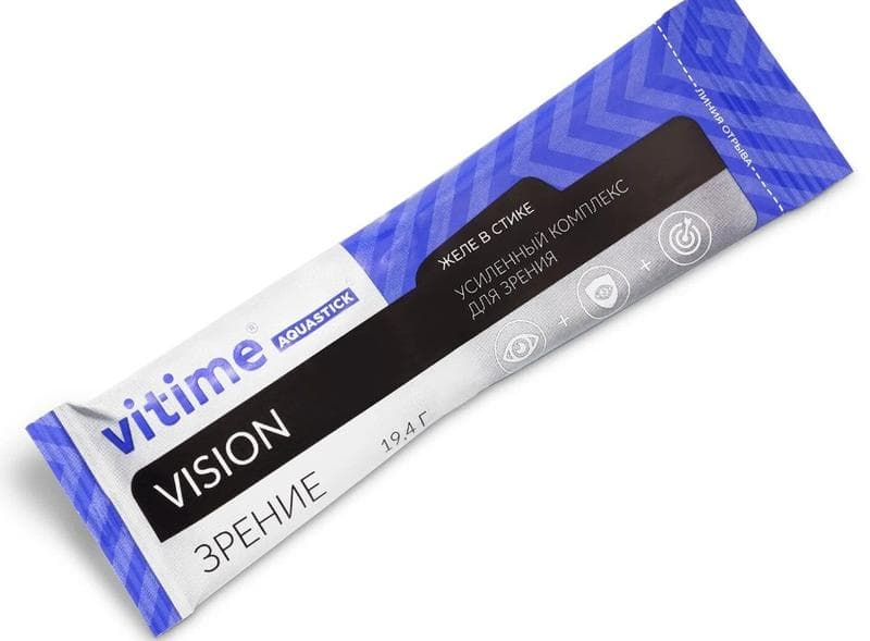 БАД Vitime Aquastick Vision — фото из отзыва «Отличный комплекс для поддержки зрения VITime Aquastick Visi»